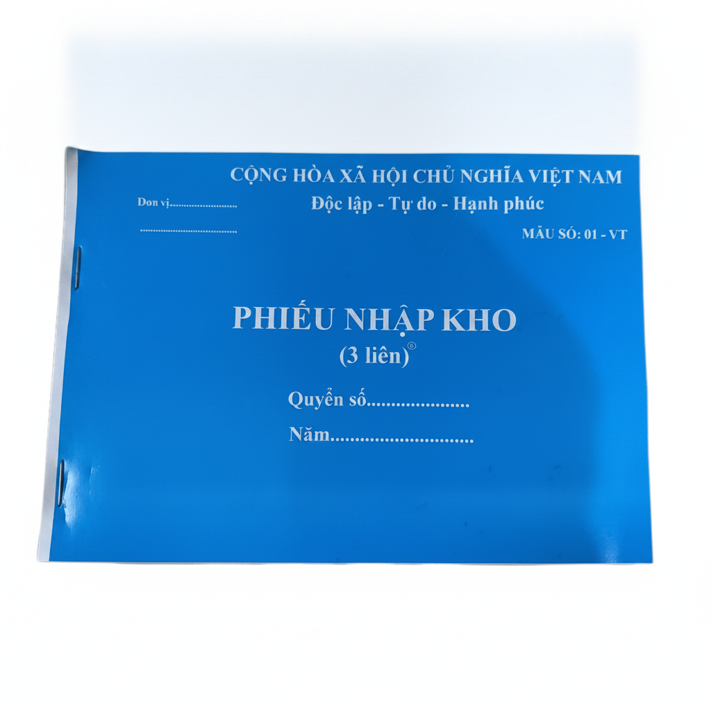 Phiếu nhập kho A5 3 liên